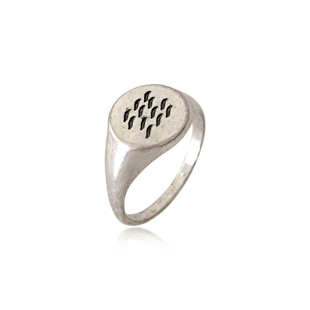 

Vintage Bohemian Retro Big Rings for Women Fashion Antique Rhodium Color Geometric Rings for Female Jewelry