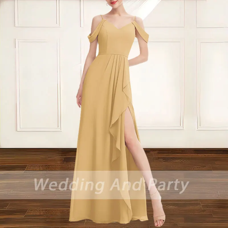

Женское платье для свадебвечерние, Длинное Элегантное шифоновое официальное платье для выпускного вечера