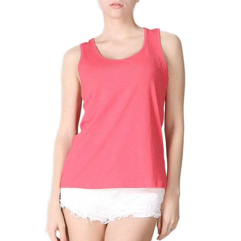 Новинка Летний жилет с U-образным вырезом майка большим воротником нижняя