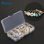 80 шт.кор. Стоматологическая профилактическая щетка для чистки чаша резиновая глинозема нейлон хлопок и Шерсть Войлок смешанные Стоматолог Лабораторное Материал стоматологический инструмент