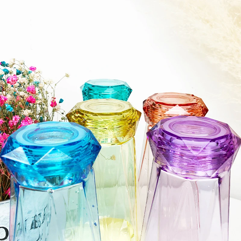 Бутылка для воды из хрустального стекла 500 мл бутылка с бриллиантами 5 цветов | Дом