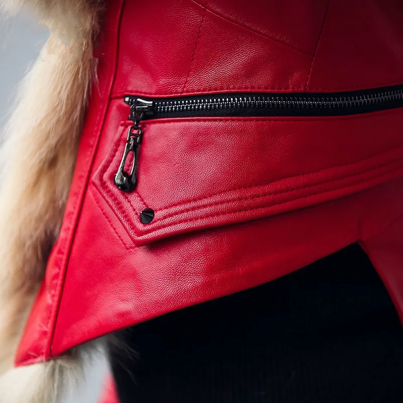 Женская винтажная куртка из натуральной овечьей кожи пальто с воротником