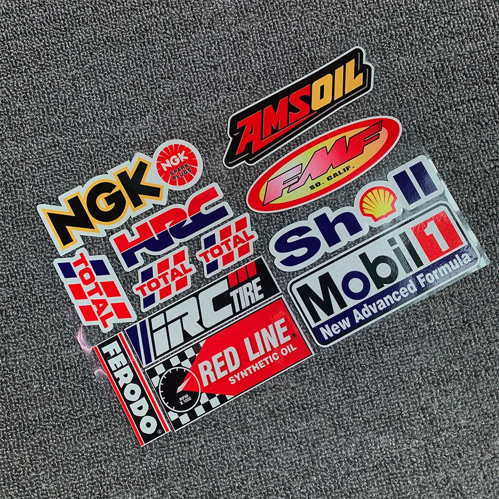 12 шт./компл. мотоциклетные наклейки светоотражающие автомобильные аксессуары