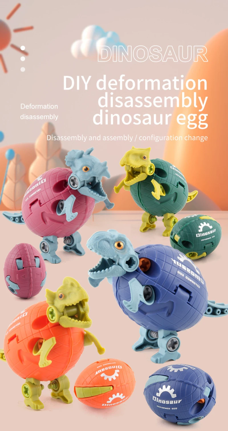 Dinosaurio de juguete removible para ni&ntilde;os de m&aacute;s de 3 a&ntilde;os, Material ABS, diferentes estilos, regalos de vacaciones-4