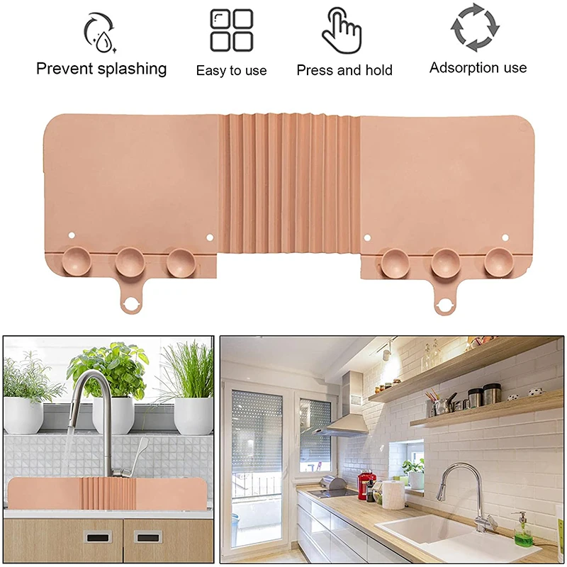 

Силиконовая портативная доска для раковины, присоска для умывальника дома, кухни, ванной, волнистый инструмент для мытья овощей, защита от б...