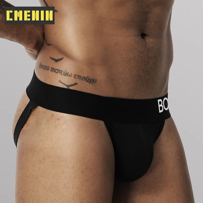 Модное хлопковое мягкое гей мужское сексуальное нижнее белье стринги мужские