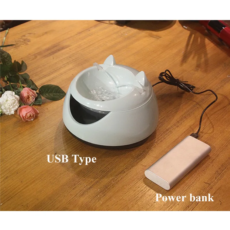 

Fountain A Drinking Pets Bowls Fountain Dogs Water Dispenser For Cats Water USB Electric Luminous Cat Automatic For Water Founta