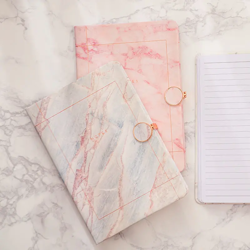 

Thickened Notebook Nordic Marble Student Diary Notepad Fresh Wind Student Notebook School Stationery 2021 Schedule