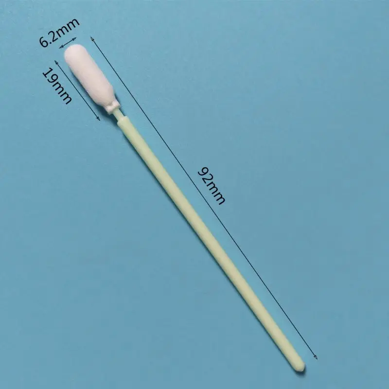 

100Pcs Small Flexible Head Disposable Cleaning Swab Sponge Dust Free Round Foam Tipped Sticks for Camera Optical Lens Printer