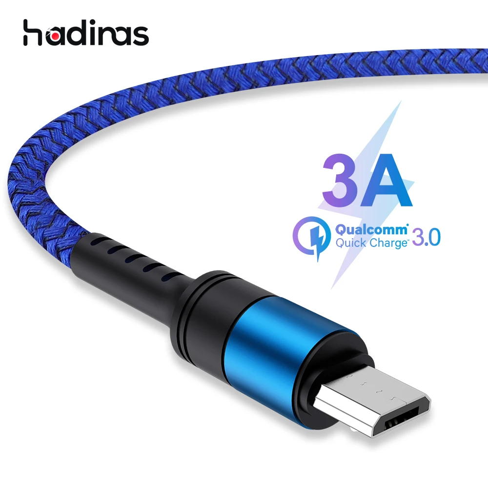 Micro USB Cable QC3.0 Fast Charging For Xiaomi Redmi Note 5 6 Pro Mobile Phone for Samsung S7 Charger 1m 2m | Мобильные телефоны и