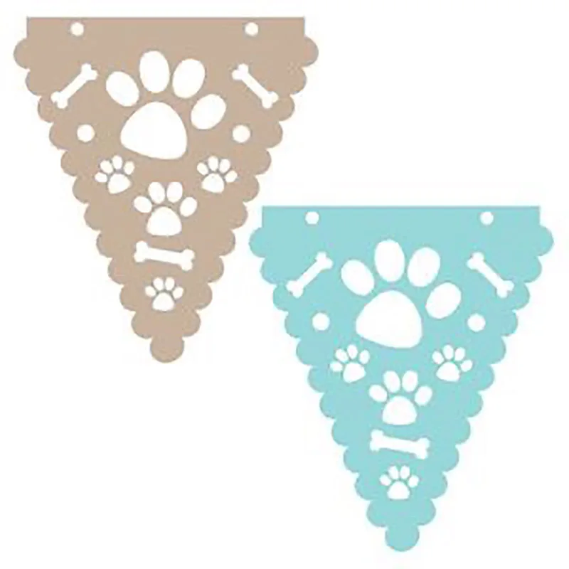 

Metal Cutting Dies Dog's foot and bones Stencils Die Cut for DIY Scrapbooking Album Paper Card Embossing