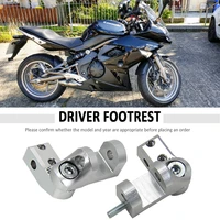 new motorcycle foot peg passenger footpeg lowering kit for kawasaki er6f 2009