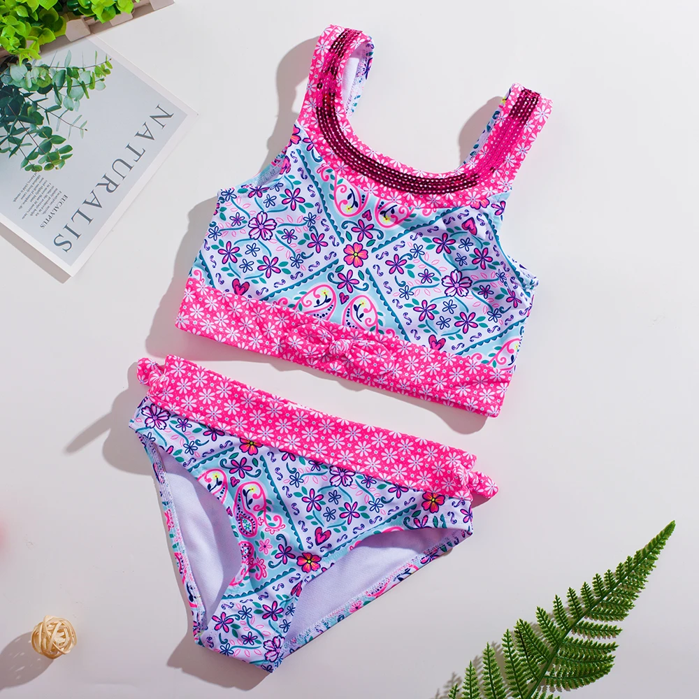 Купальник для девочек 3 От 2 до 12 лет месяцев хлопок цвет в ассортименте