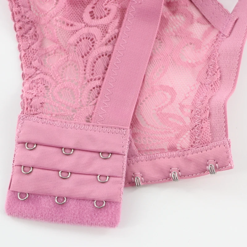 Сексуальный женский ультра тонкий бюстгальтер полный охват на косточках Кружева