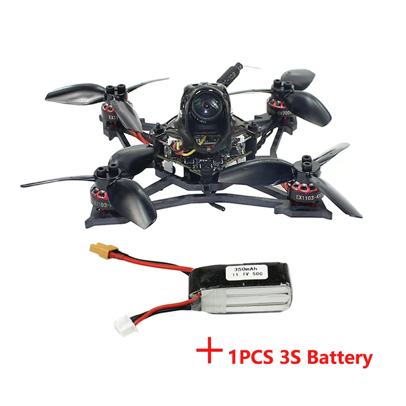 Built-in Flysky SPI Happymodel личинка X 2-3S 2,5 дюймов скоростной Дрон с бесщеточным двигателем FPV гоночный Дрон 100 мм Crazybee F4 PRO V3.0 AIO игровые джойстики Камера 25 мВт~ 200 мВт VTX - Цвет: Built-in Flysky SPI