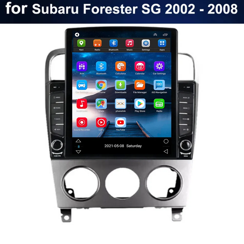 

9.7" Android 11 For Subaru Forester SG 2002 - 2008 Tesla Type Car Radio Multimedia Video Player Navigation GPS RDS no dvd