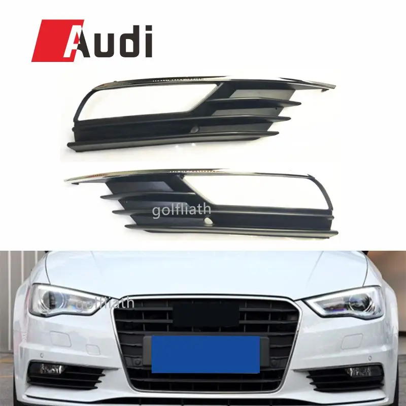 Передний бампер противотуманная фара гриль нижняя решетка хромированная