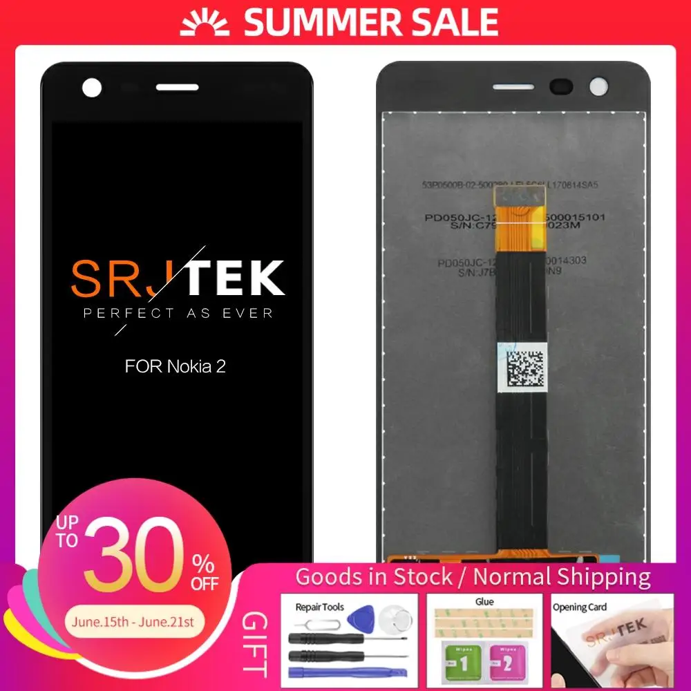 5 0 &quotОригинальный сенсорный ЖК-экран для Nokia 2 дигитайзер замена сенсорного