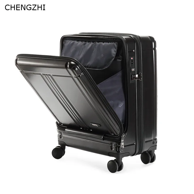 

CHENGZHI 20inch Business Rolling Luggage Spinner Password Cabin laptop Trolley Suitcase Wheels Men Women Carry Ons luggage