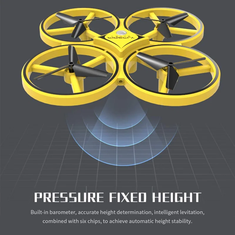 Zhenwei мини умный Дрон часы RC Quadcopter Flyer инфракрасный датчик управления Мини