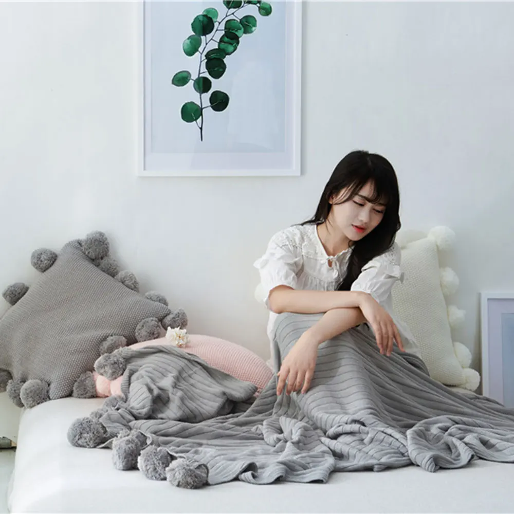 Супермягкое Хлопковое одеяло офисное детское для путешествий покрывало с