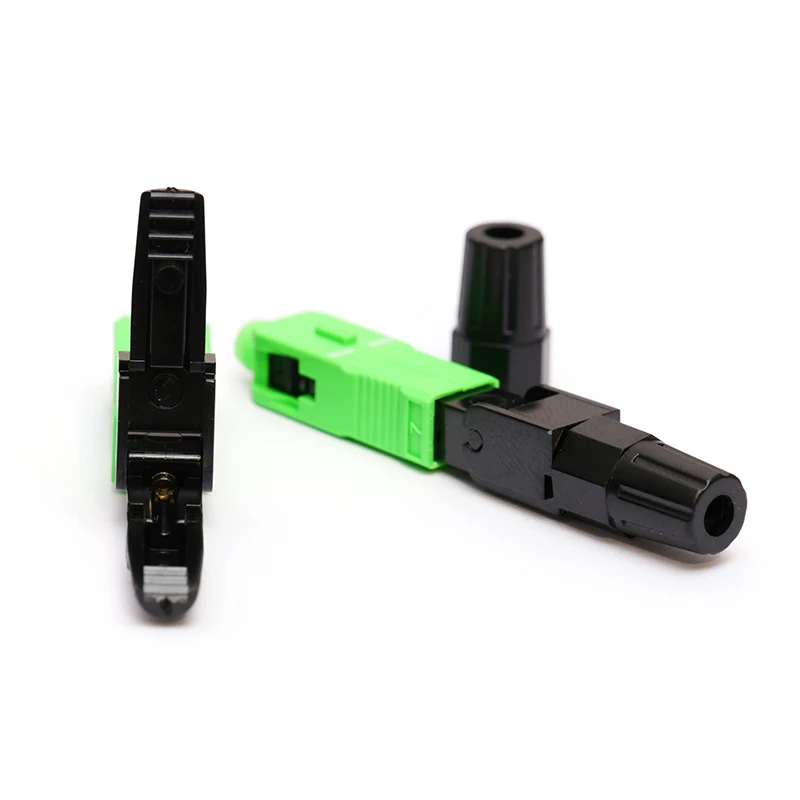 Оптоволоконный быстрый соединитель SC/APC 100 шт. для быстрой сборки FTTH с разъемом SC 0