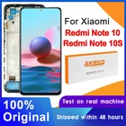 ЖК-дисплей 6,43 дюйма Super AMOLED для Xiaomi Redmi Note 10, оригинальный сенсорный экран с дигитайзером для Redmi Note 10 M2101K7AI, M2101K7AG