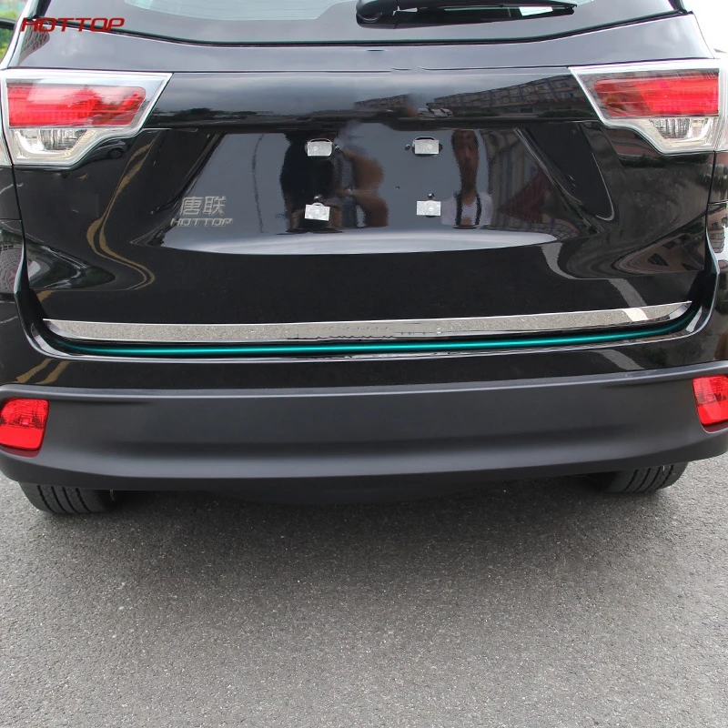 

Для Toyota Highlander 2015, 2016, 2017, 2018, хромированная накладка на заднюю дверь багажника, декоративная накладка на задние ворота