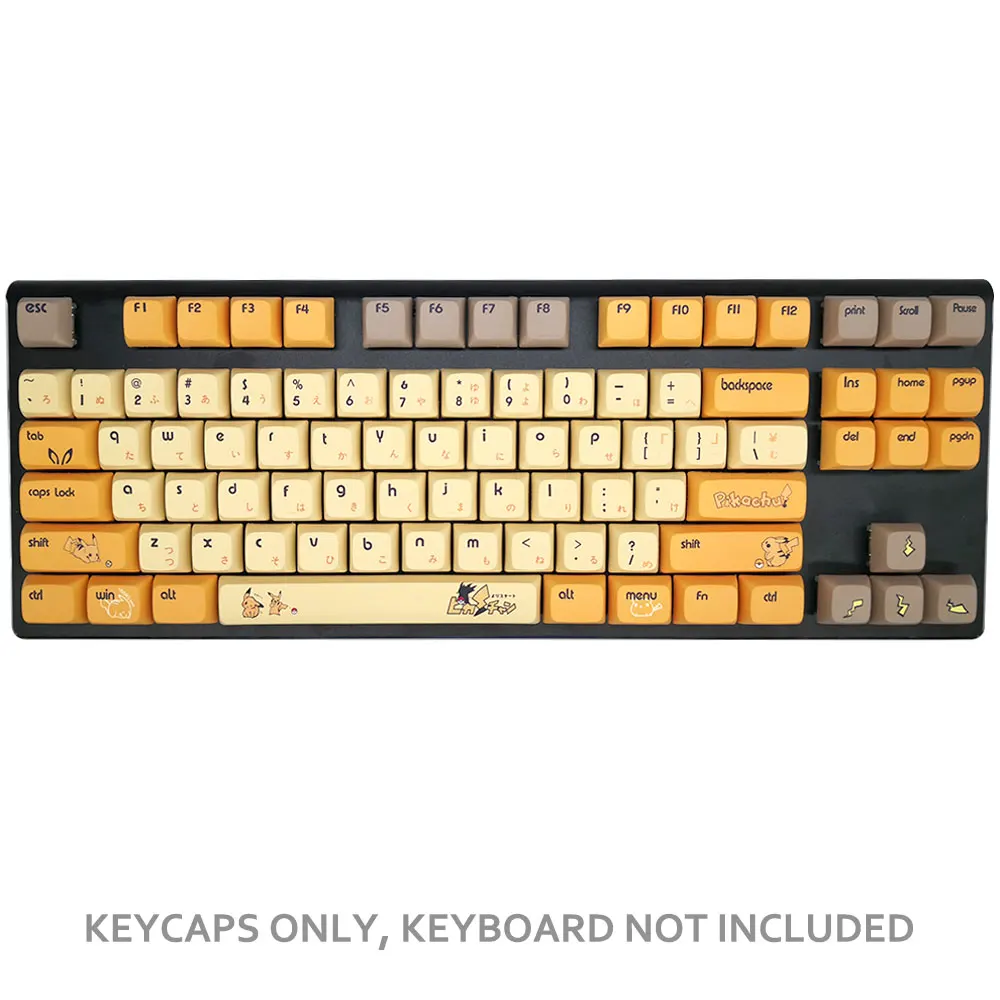 

PBT Keycap 108-key Dye Sublimation Keycaps XDA For Mechanical Gaming Keyboard Japanese Cute Wear-resistant Keycaps