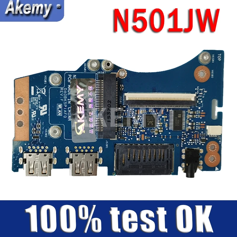 

AKemy 90NB0870-R10010 для Asus N501JW I/O USB аудио плата 100% идеальная работа
