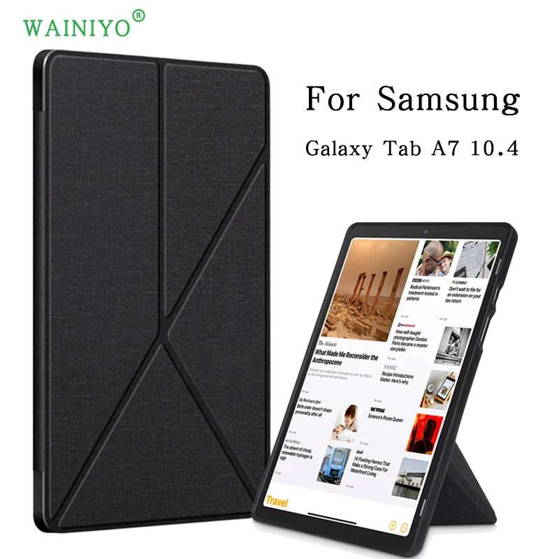 

Soft Back Cover for Samsung Galaxy Tab A7 10.4 2020 Case,Magnetic Stand Cover for Galaxy Tab A7 10.4 SM-T500/505/507
