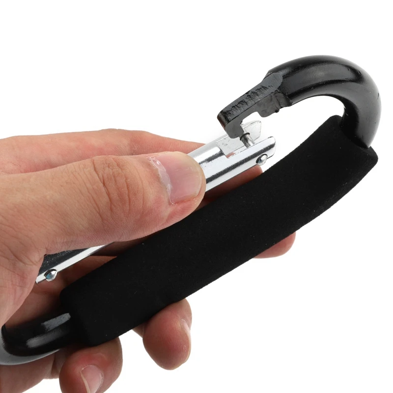 Большой D-образный карабин из алюминиевого сплава быстросъемная мягкая ручка