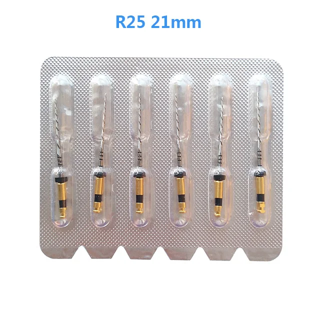 Black R40 21mm Стоматологические красные файлы Reciproc Reciprocing R25 Стоматологические ротационные файлы Эндодонтические файлы NITI Используются для стоматологического аппарата корневых каналов Эндо-инструмент - Цвет: Black R40 21mm