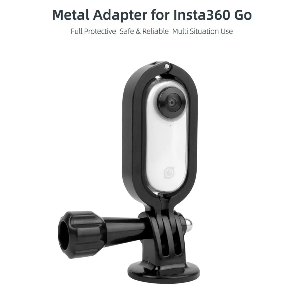 

Для Insta 360 Go металлический адаптер защитная рамка для камеры 1/4 винтовой кронштейн для камеры s Расширение адаптер Аксессуары