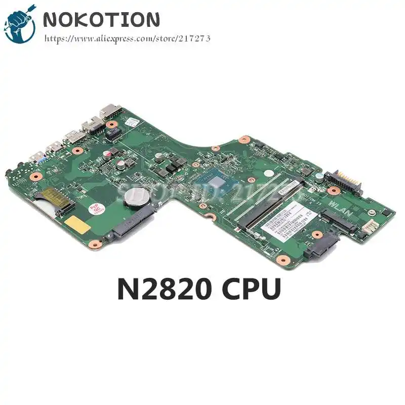 

NOKOTION For TOSHIBA Satellite C55 C55-A5105 C55T-A Laptop Motherboard N2820 CPU DDR3 V000325170 6050A2623101
