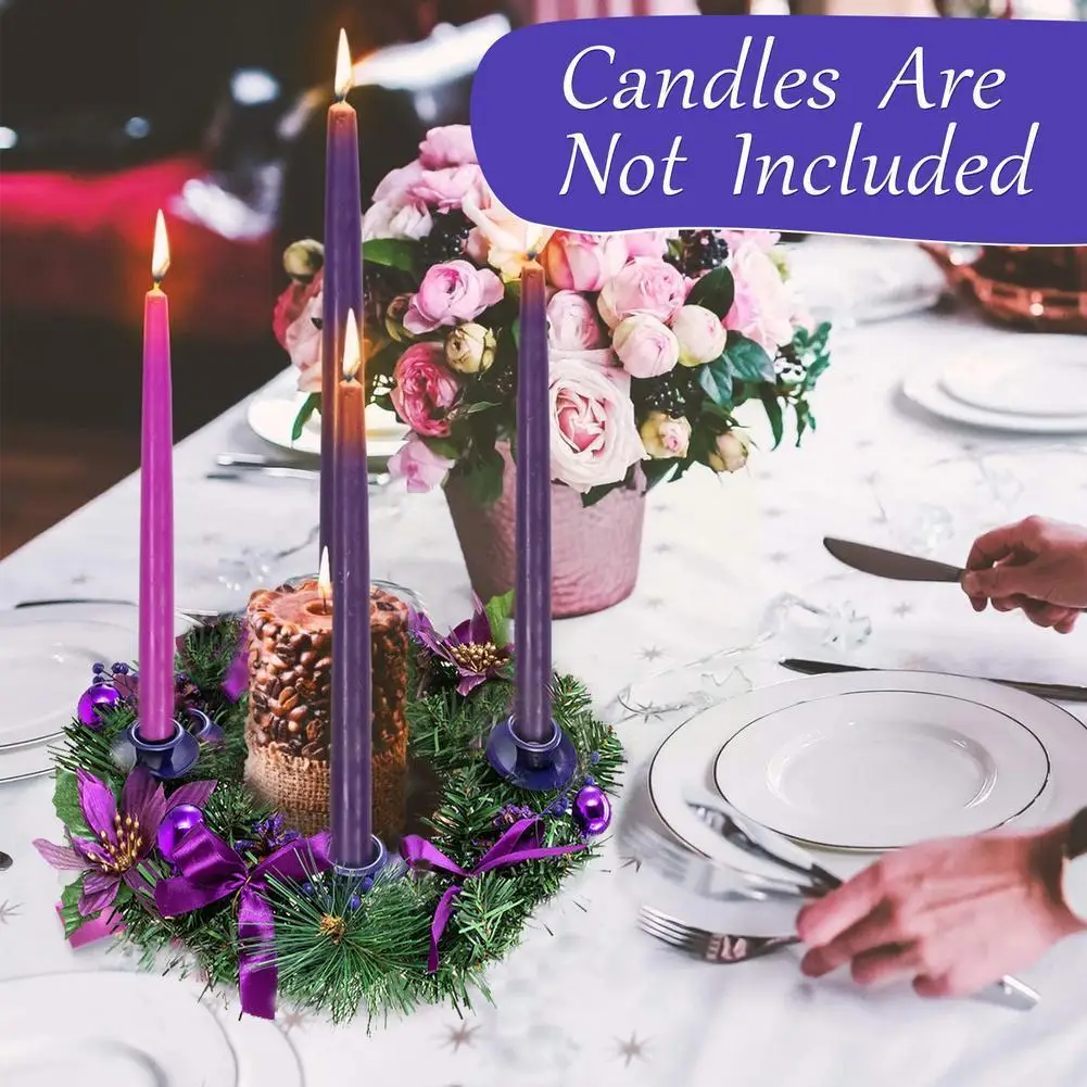 

Candlestick Christmas Advent Decor Multiple Styles Silk Artificial Flowers Wreath Door Simulation Garland For Wedding Home S3a6