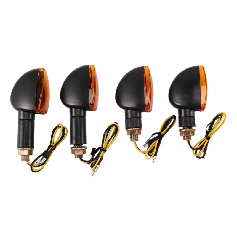 

Универсасветильник указатель поворота для мотоцикла 12 в, галогенсветильник передний и задний свет, мигающий, для Honda Suzuki