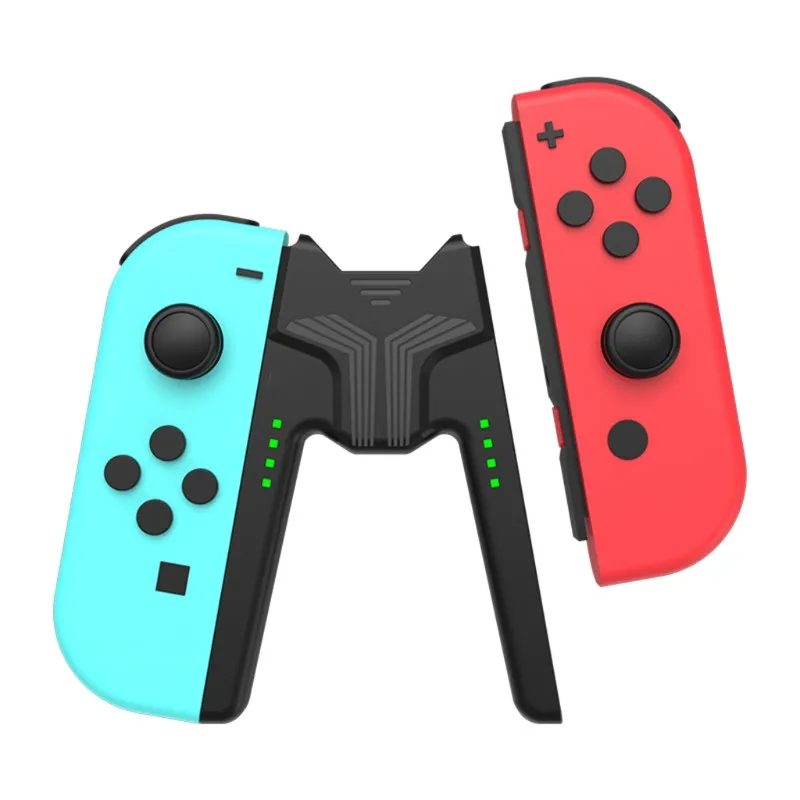 Controller Left & Right Charging Grip V-Shaped Wireless Game Handle for Nintendo Switch Joy-con, Fast Charge While Playing