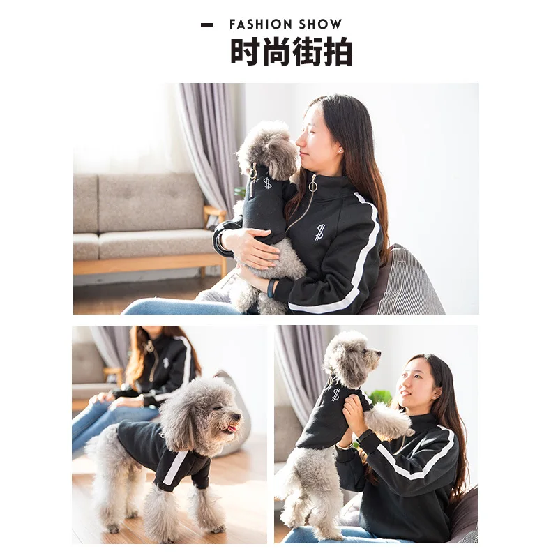 

Luxury Brand Designer Small Dog Autumn and Winter Parent-child Outfit Puppy Warm Trendy Sweater Pets Acessorios Fashion 2021 New