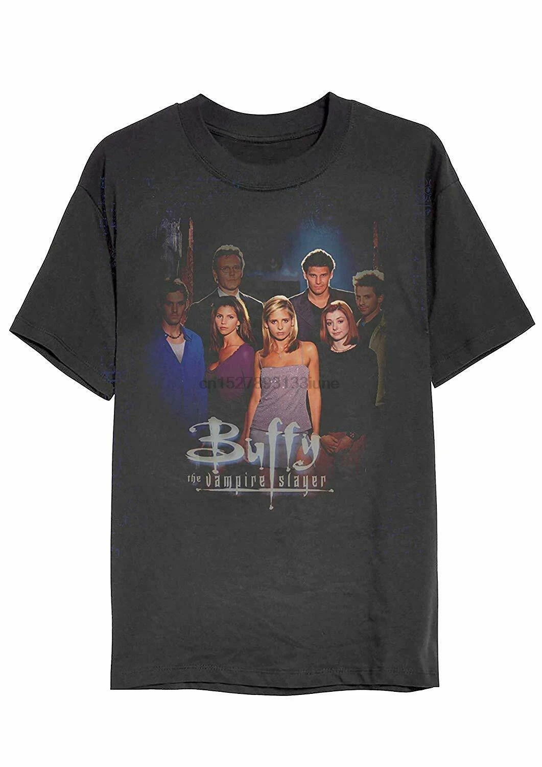 Buffy The Vampire Slayer Group Shot официальная Мужская футболка (2)|Мужские футболки| |