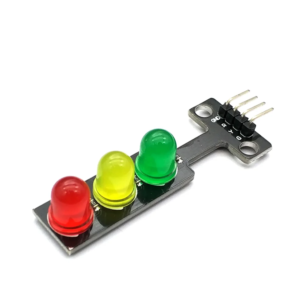 5V Светодиодный светильник для дорожного движения модуль 8 мм красный желтый