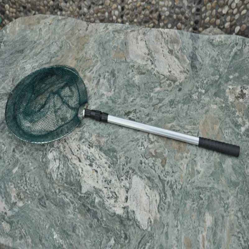 

Раздвижная рыболовная сеть из алюминиевого сплава, складная телескопическая ручка для удочки, ловушка-краб, рыболовная сеть, верхняя касти...