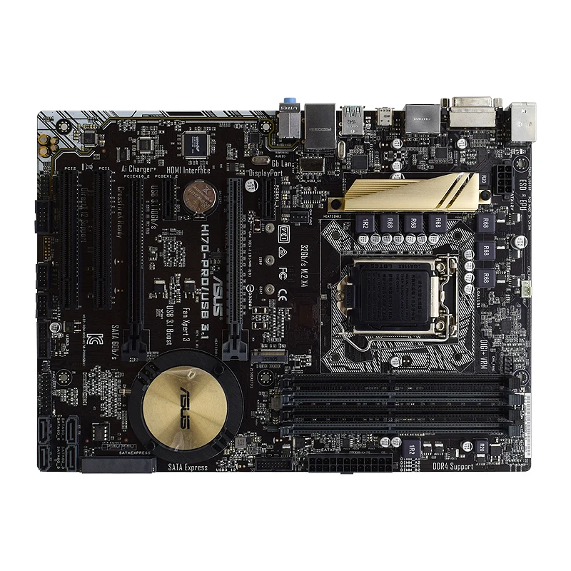 asus h170 prousb3 1 intel h170 ddr4 64gb lga 1151 i7 i5 i3 cpus m 2 usb3 1 atx dvi hdmi pci e 3 0 original desktop motherboard free global shipping