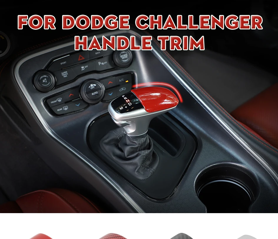 SHINEKA ручка переключения передач для Dodge charger+ ручка переключения рулевого механизма автомобиля декоративные наклейки для Dodge Challenger