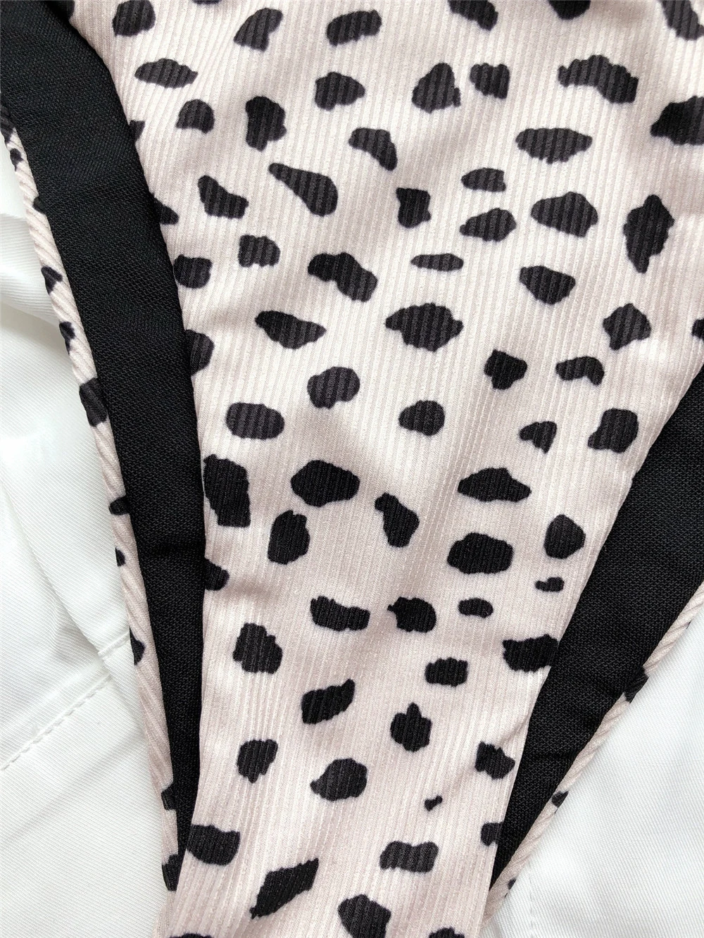 Сексуальный черный Гепард Леопардовый в горошек бразильский пуш ап бикини