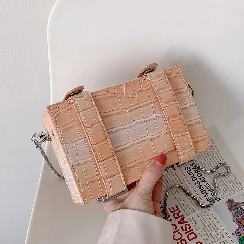 Роскошная женская маленькая сумка через плечо с цепочкой Брендовые женские