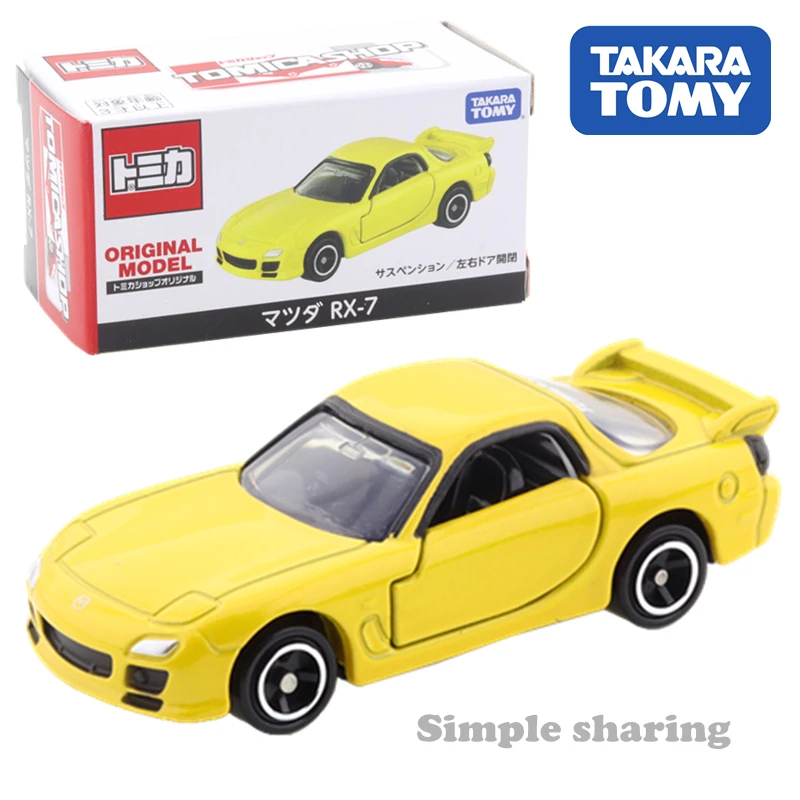 

Автомобиль Takara Tomy Tomica Shop оригинальный для Mazda RX-7, литой металлический автомобиль игрушки моторные