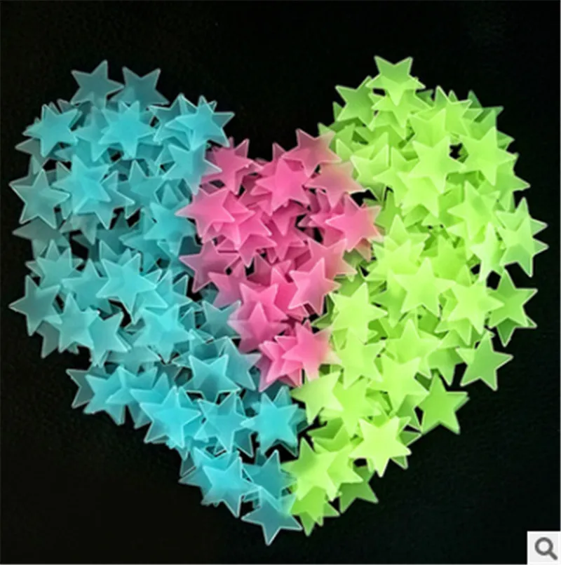 20 шт. детские светящиеся неоновые наклейки из ПВХ 3 см | Дом и сад