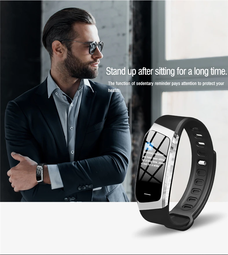 

E18 Smart Bracelet Blood Pressure Heart Rate Monitor Fitness Tracker smart watch Waterproof Men Women Sport wristband For iPhone