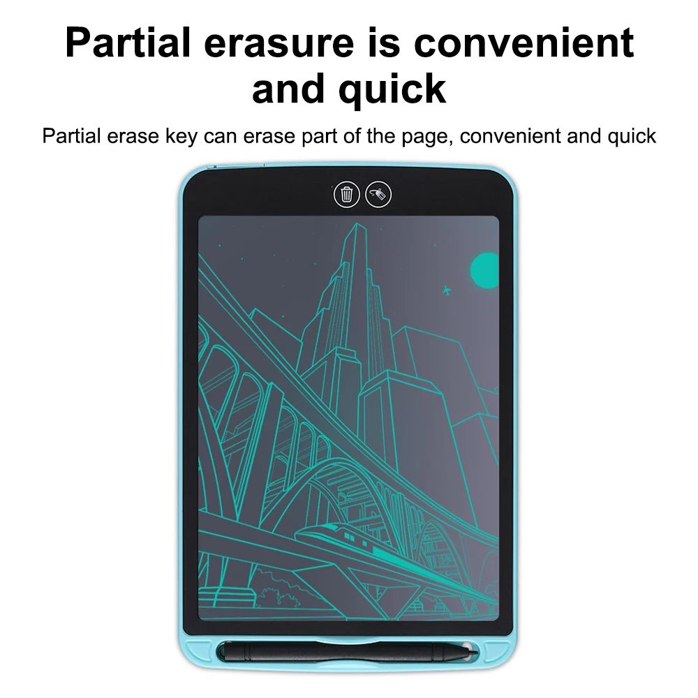 8 5 Дюймов прозрачный ЖК дисплей планшет для письма частично стираются рисования
